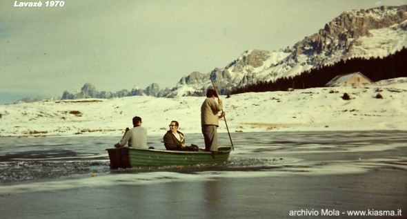 Laghetto Lavazé primo freddo 1970